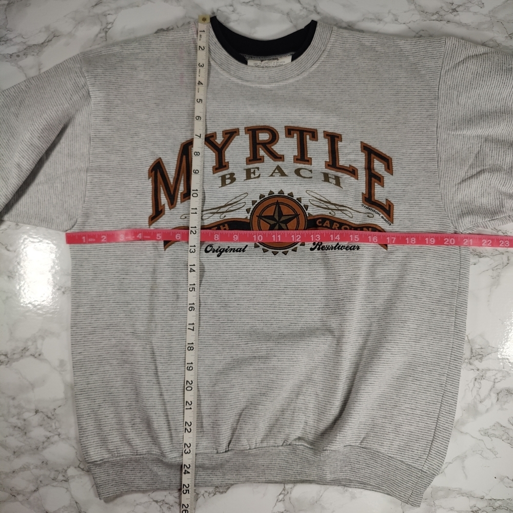 Vintage Myrtle Beach Crew Neck Sweatshirt Size Medium - Picture 7 of 7